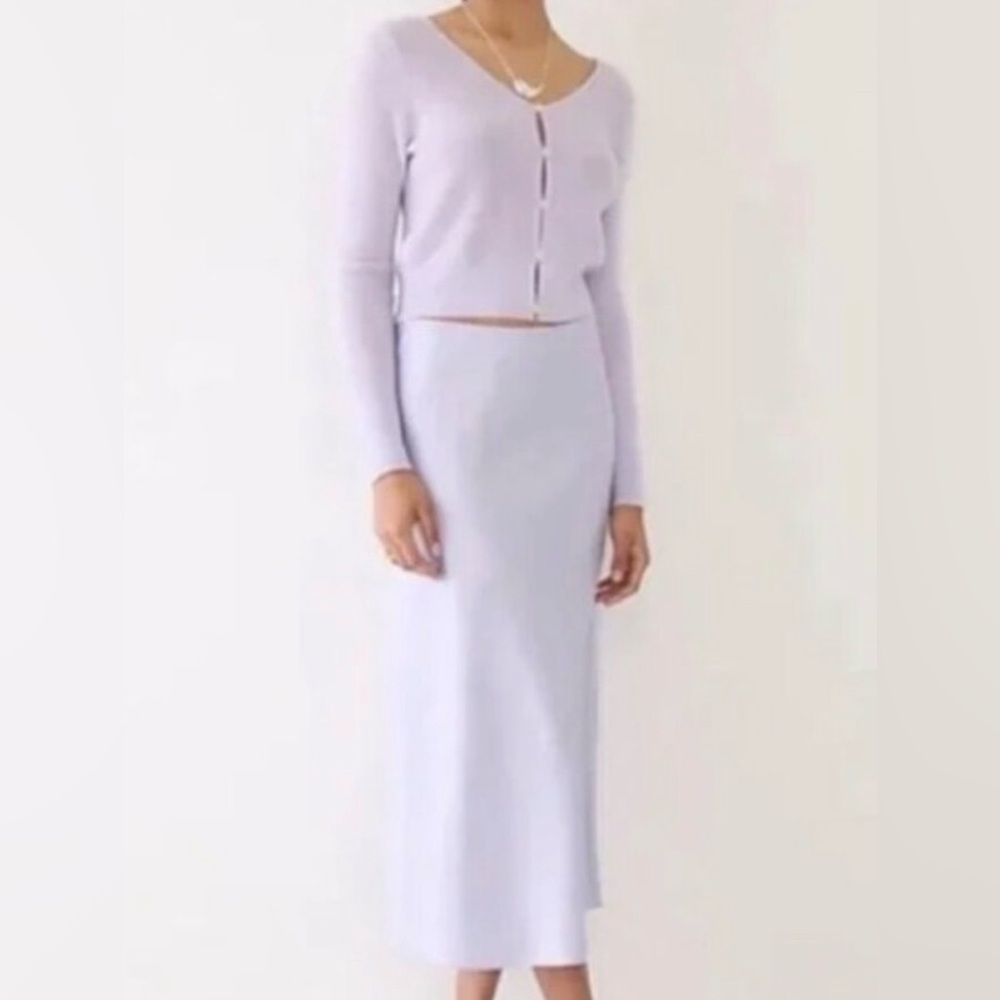 J. Crew Gwyneth Satin Slip Skirt